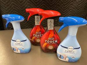 Set of 4 Febreze Fabric Sprays with Various Scents