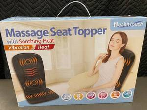 lot 31 image: HealthTouch Massage Seat Topper with Soothing Heat