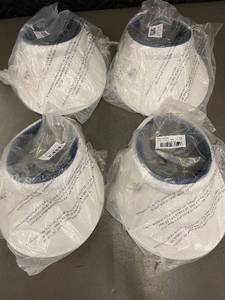 lot 36 image: Set of 8 Assorted Sun Visors in White and Blue