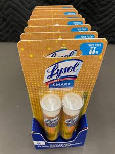 lot 157 image: NJ 1 - Set of 8 Lysol Smart Multi-Purpose Cleaner Refills - Citrus Breeze Scent