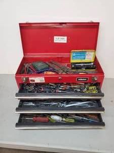 lot 52 image: Homak Toolbox FULL of Tools