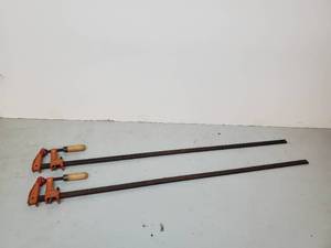 lot 53 image: Solid set of Long Jorgenson Bar Clamps