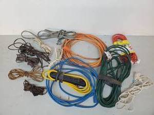 lot 59 image: Nice Group of Old and New Electric Cords