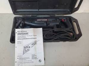 lot 69 image: Craftsman 34 HP Reciprocating Saw With Case