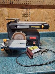 lot 76 image: Ryobi 4 x 36 Heavy Table Sander