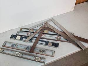 lot 82 image: Large Group of Levels and Carpenter Squares