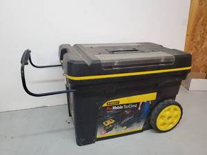 lot 89 image: Stanley Pro Mobil Tool Chest Filled with Goodies