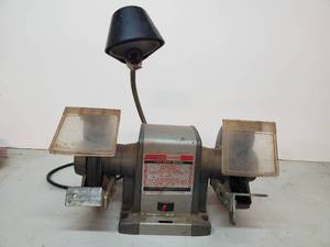 lot 95 image: Sears Craftsman 12 HP Bench Grinder