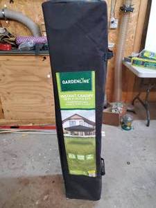 lot 100 image: Garden line Instant Canopy 10x10x9  Untested