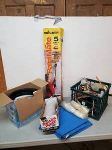 lot 106 image: Wagner Power Roller Power Steamer and Painters Plastic