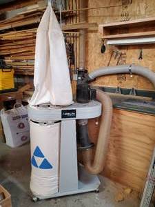 lot 116 image: Delta HP Single Stage Dust Collector Model AP400 Shop master Vacuum System