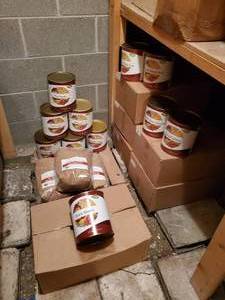 lot 131 image: Mega Lot of Emergency Food Supplies 11 Full Boxes and More with Expiration Date of Dec. 2026