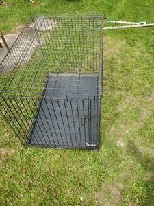 lot 166 image: Solid Collapsable Dog Crate