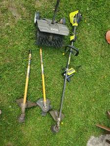lot 167 image: Ryobi Weed Trimmer With Attachments