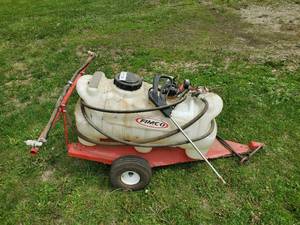 lot 201 image: Fimco Pull Behind Motorized Sprayer