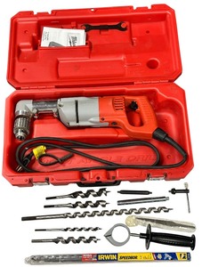 lot 27 image: Milwaukee 3107 6 12 D-Handle Right Angle Drill