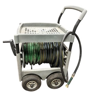 lot 46 image: Hose Reel Cart with Garden Hose