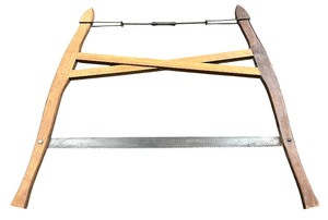 lot 8 image: Antique Primitive Buck Saw