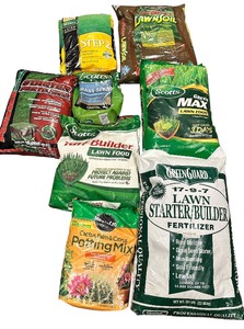lot 11 image: Lawn Care Bundle of 8 Bags