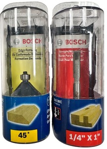 lot 187 image: Bosch Router Bit, Lot of 2