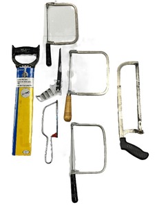 lot 61 image: Coping Saw  Hacksaw Bundle