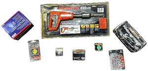 lot 108 image: Remington 490 Powder Actuated Fastening Tool and Accessories Bundle