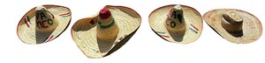 lot 206 image: Sombrero Hats, Bundle of 4