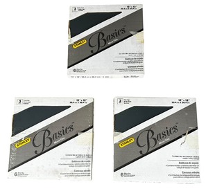 lot 217 image: Stanley Basics Mirror Tiles, 12 X 12, 3 packs, 6 mirror tiles each pack, 18 total mirrors