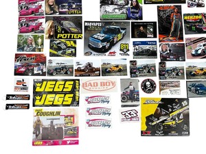 lot 223 image: AUTOGRAPHED Memorabilia Posters  Banners  Postcards  Stickers Bundle