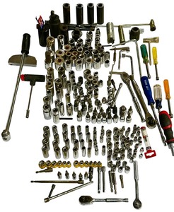 lot 55 image: VERY LARGE Socket and Wrench Bundle