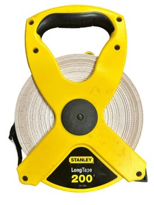 lot 159 image: Stanley 200 ft. Fiberglass Open Reel Long Tape Measure, model 34-793