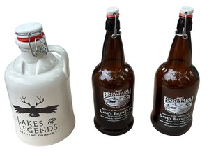 lot 264 image: Growler Bundle of 3 JugsBottles