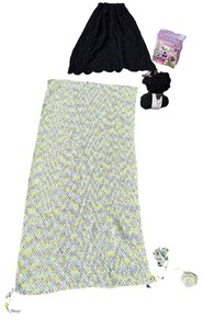 lot 311 image: DIY KITS  Spa Indulgence and 2 Unfinished Knitting Bundles