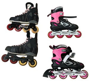 lot 276 image: Roller Skates Bundle of 2 Roller Skates, Size 1