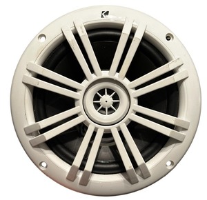 lot 378 image: Kicker KM60 6.5-inch marine coaxial speaker, specifically model 41KM604W or 49KM604WL