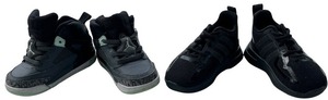 lot 383 image: NIKEADIDAS 7C6K Childs Shoes