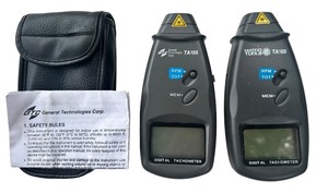 lot 391 image: Digital Tachometers Bundle of 2 General Techonologies Inc and Matco Tools Inc.