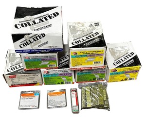 lot 532 image: Mixed Lot of Collated Fasteners Clipped HeadsStaples