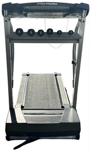 lot 291 image: Proform Treadmill 350s CrossTrainer with Kettle Bells and Accessories