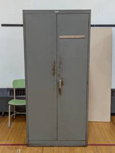 lot 21 image: 78 x 36 x 21 - Heavy Duty Steel Garage Storage Cabinet