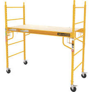 Metaltech Multipurpose 6ft. Baker-Style Scaffold, 1100-Lb. Capacity, Steel