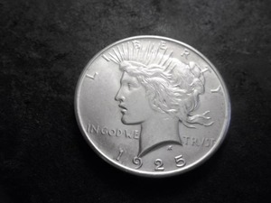 lot 26 image: 1925 Peace Silver Dollar