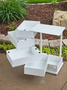 lot 93 image: Five Drawer Steel Storage Cabinet