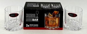 lot 16 image: Pair of Riedel Ouverture Rocks Glasses