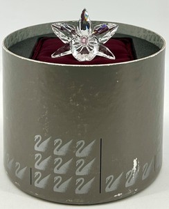 lot 28 image: Swarovski Crystal Floral Figurine with Original Box