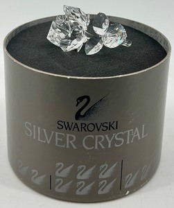 lot 29 image: Swarovski Silver Crystal Rose Figurine in Original Packaging