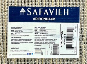 lot 31 image: Safavieh Adirondack Area Rug 5 x 7 Ivory and Silver