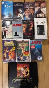 lot 117 image: Collection of 12 VHS Movies Including Blockbusters and Classics