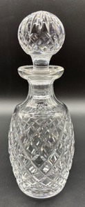 lot 120 image: Vintage Waterford Cut Glass Crystal Alana Essence Collection Decanter