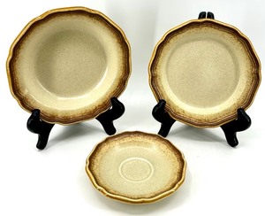 lot 214 image: Set of Mikasa Whole Wheat Chinex Dishes